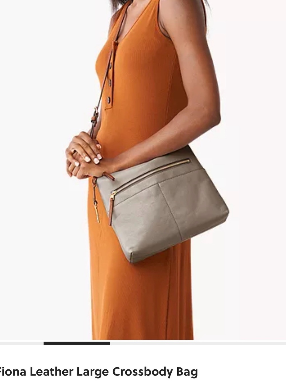 Fossil “Fiona” Eco- Leather Crossbody - Picture 8 of 8